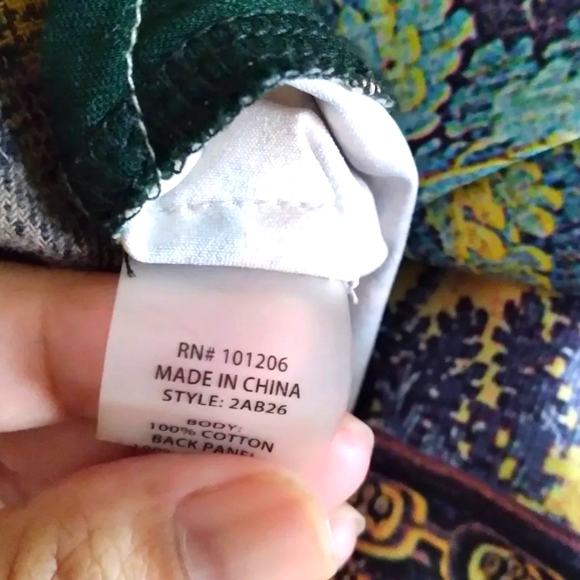 Soft Surroundings Mixed Media Button down tunic dress, size XS - Picture 7 of 9